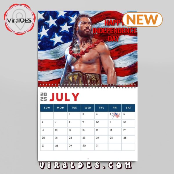 Roman Reigns 2025 Happy New Year Calendar