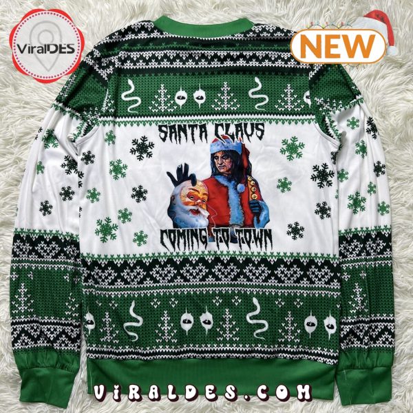 Santa Claus Is Coming To Town Alice Cooper Ugly Sweater