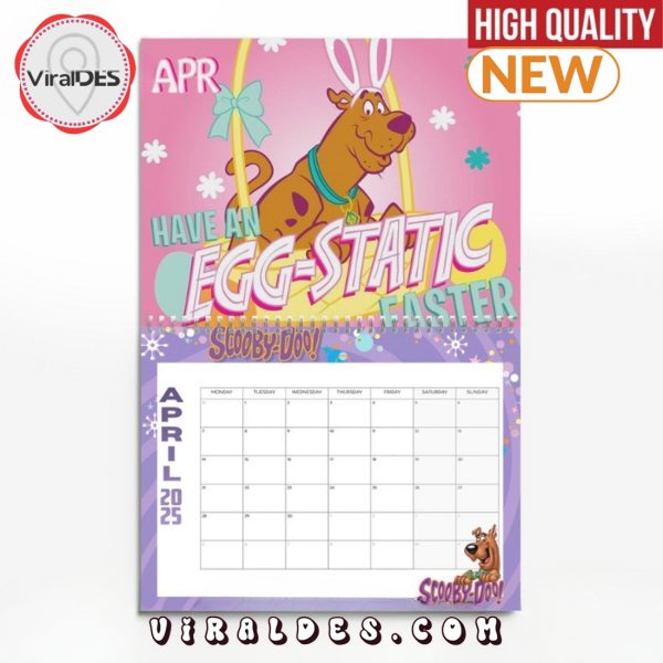 Scooby-Doo Happy New Year 2025 Calendar