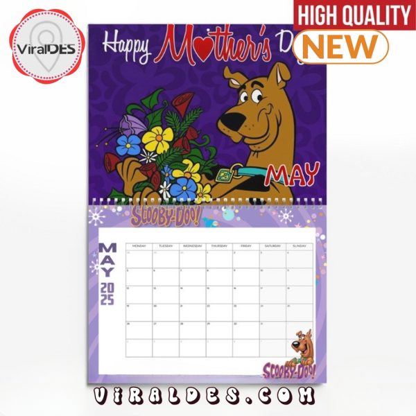 Scooby-Doo Happy New Year 2025 Calendar