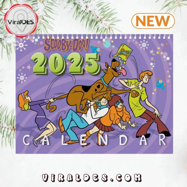 Scooby-Doo Happy New Year 2025 Calendar