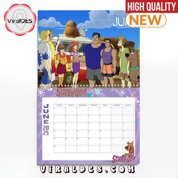 Scooby-Doo Happy New Year 2025 Calendar