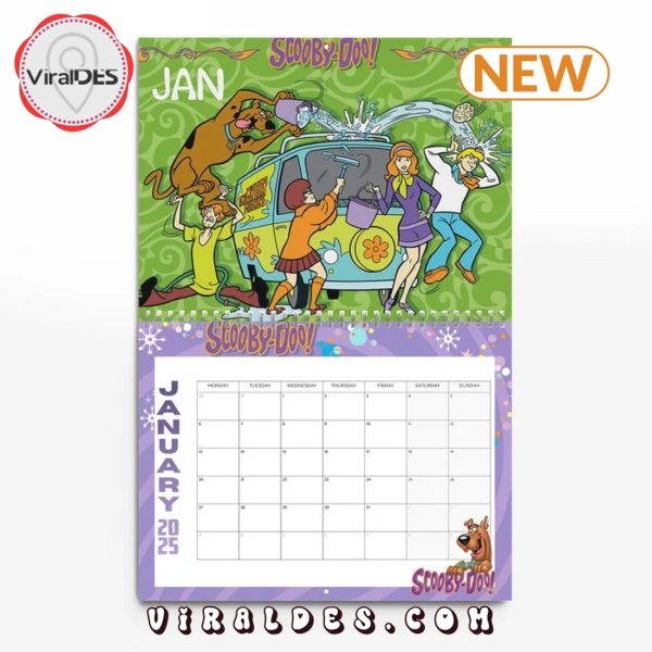 Scooby-Doo Happy New Year 2025 Calendar