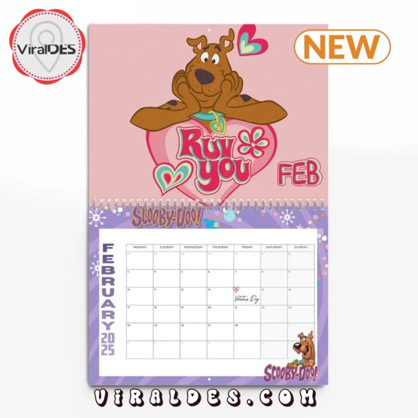 Scooby-Doo Happy New Year 2025 Calendar