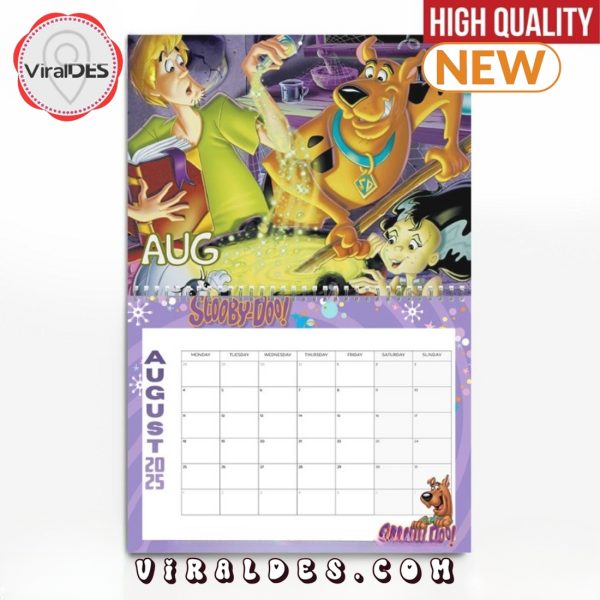 Scooby-Doo Happy New Year 2025 Calendar