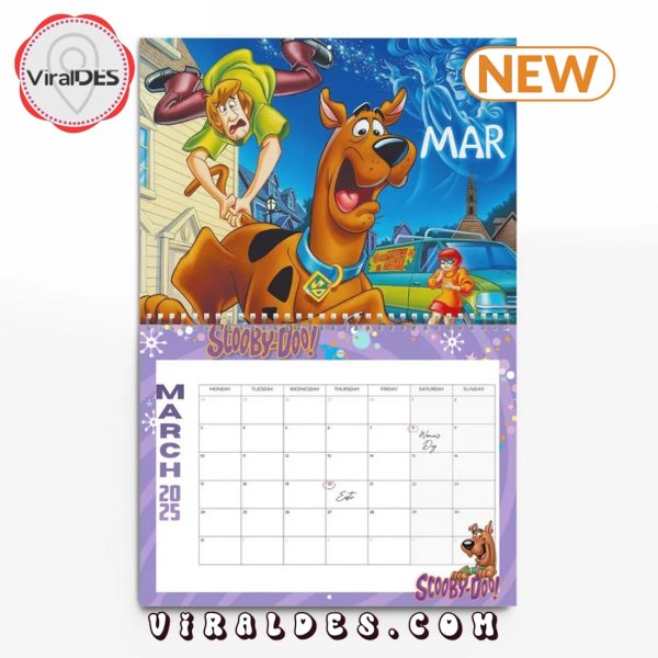 Scooby-Doo Happy New Year 2025 Calendar