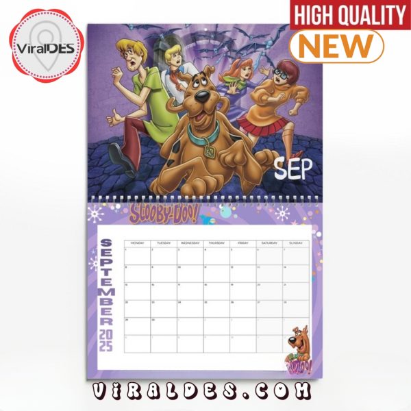 Scooby-Doo Happy New Year 2025 Calendar