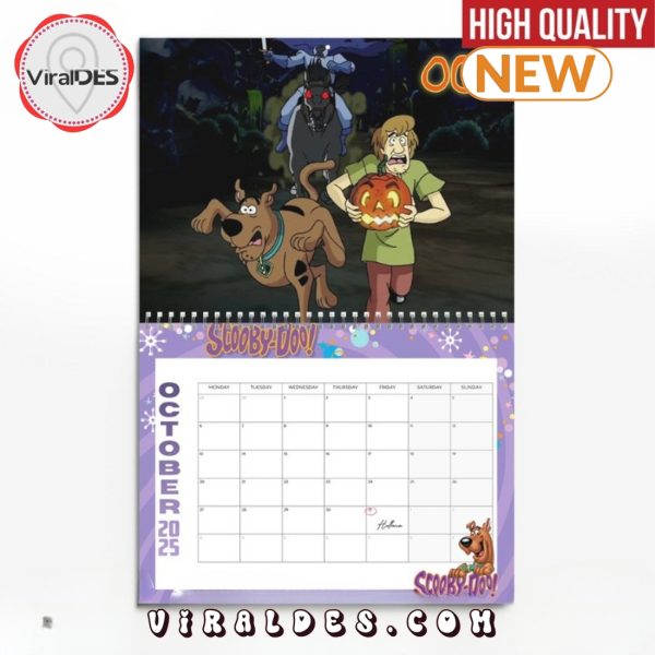 Scooby-Doo Happy New Year 2025 Calendar