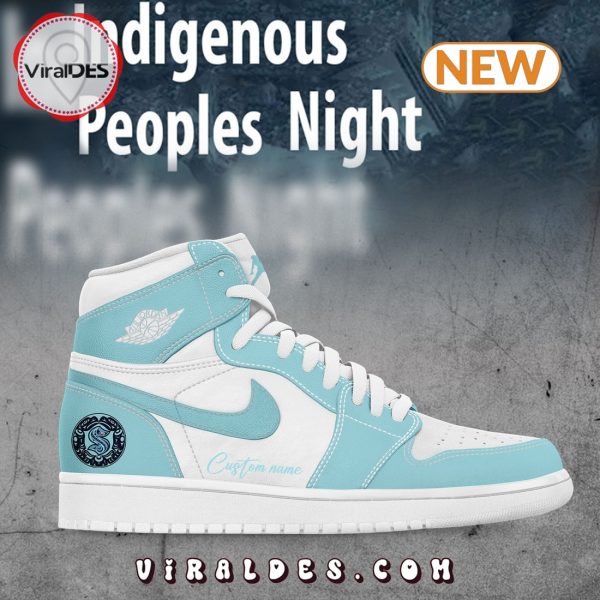 Seattle Kraken Indigenous Peoples Night Air Jordan 1 Hightop