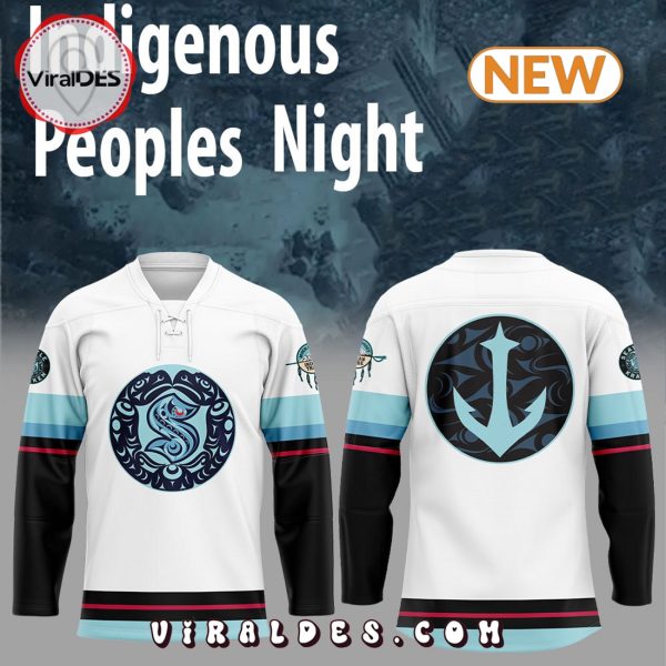 Seattle Kraken Indigenous Peoples White Hockey Jersey