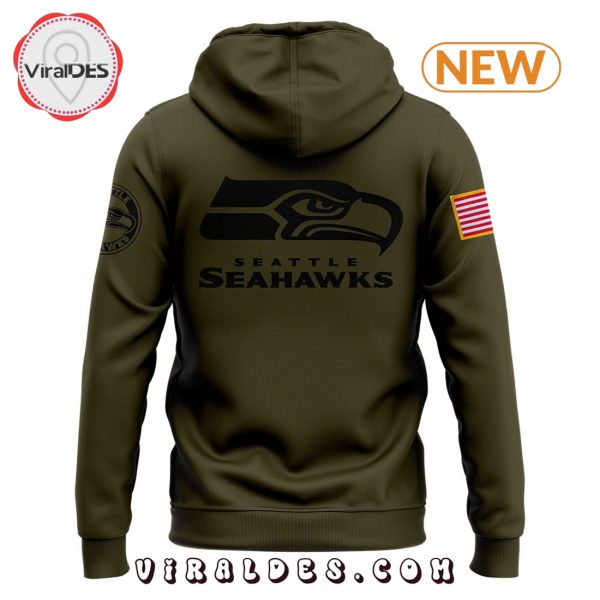 Seattle Seahawks Camo Salute to Service Hoodie