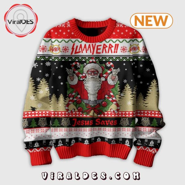 Slayer Santa Claus Christmas Ugly Sweater