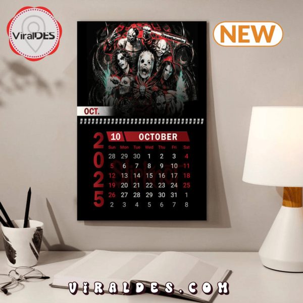 Slipknot Band 2025 New Year Calendar