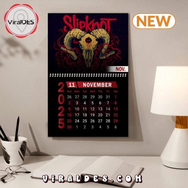 Slipknot Band 2025 New Year Calendar