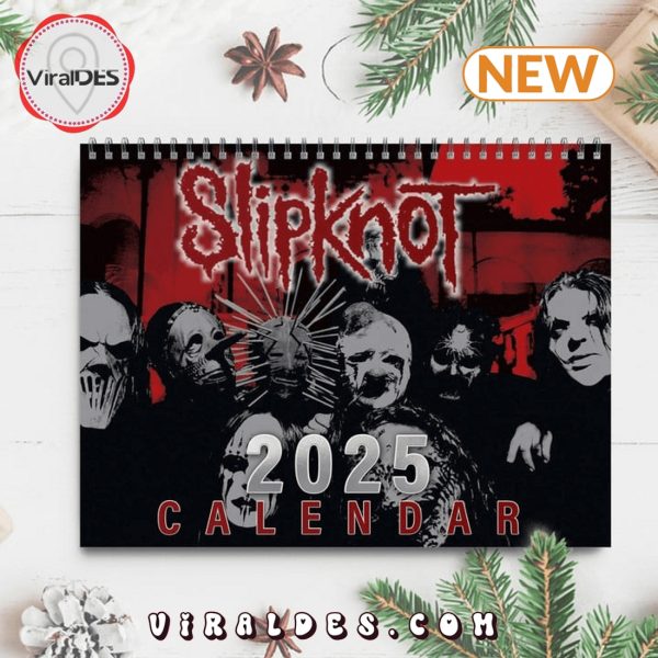 Slipknot Band 2025 New Year Calendar