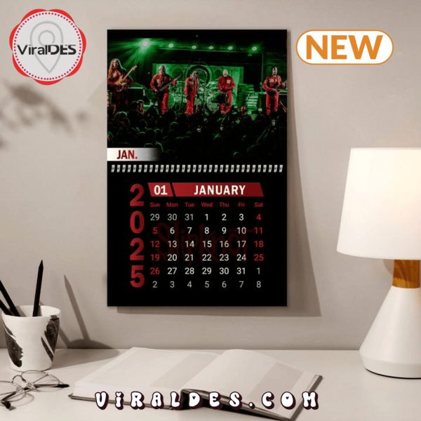 Slipknot Band 2025 New Year Calendar