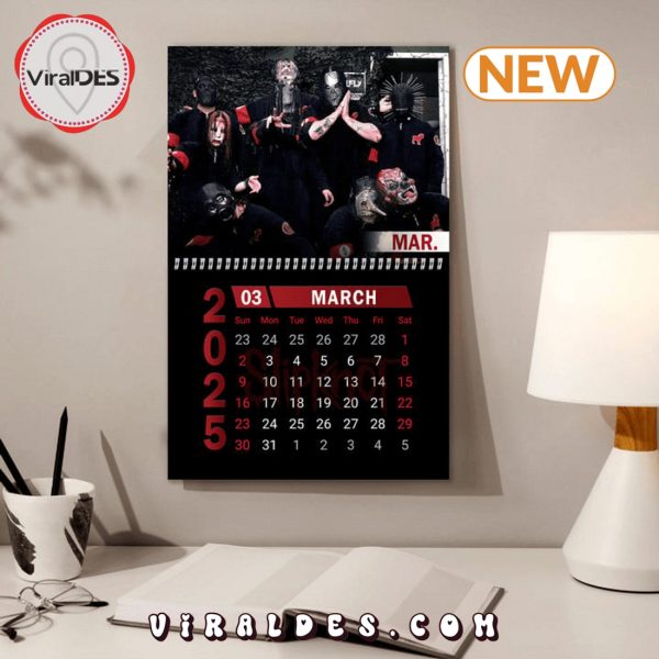 Slipknot Band 2025 New Year Calendar