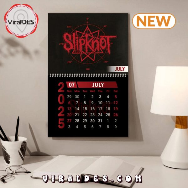 Slipknot Band 2025 New Year Calendar