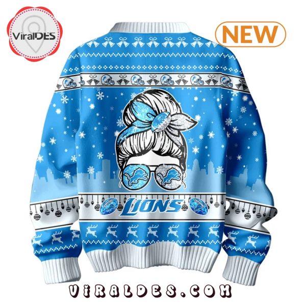 Smart Woman Loves Her Detroit Lions Ugly Sweater