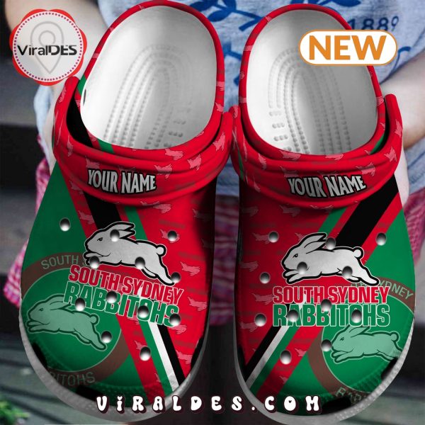 South Sydney Rabbitohs NRL Custom Crocs Clogs