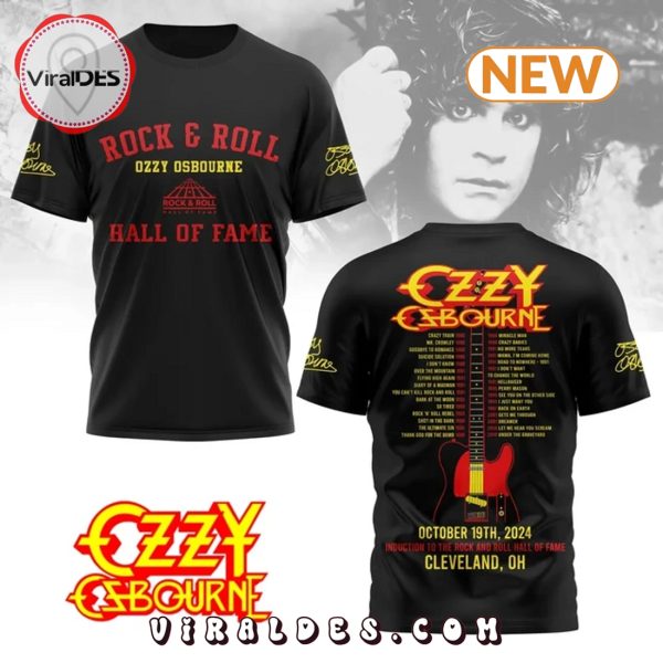 Special Ozzy Osbourne Black Shirt