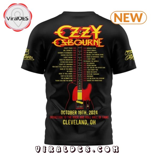 Special Ozzy Osbourne Black Shirt