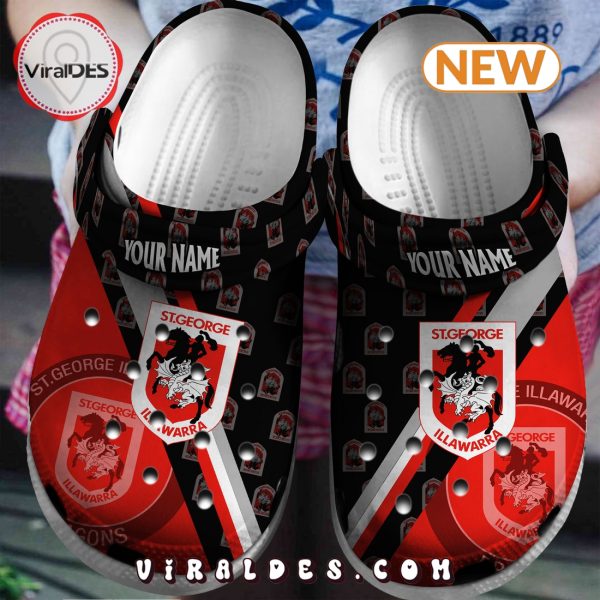 St. George Illawarra Dragons NRL Custom Crocs Clogs