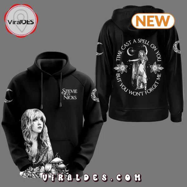 Stevie Nicks Time Cast A Spell On You Black Hoodie