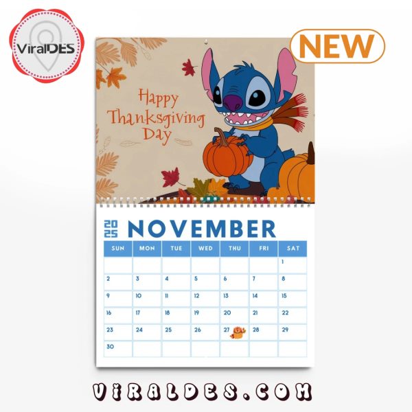 Stitch Disney 2025 New Year Calendar