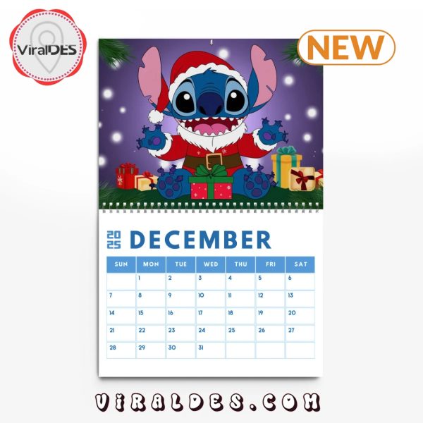 Stitch Disney 2025 New Year Calendar