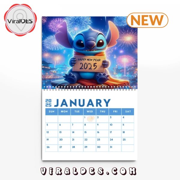 Stitch Disney 2025 New Year Calendar