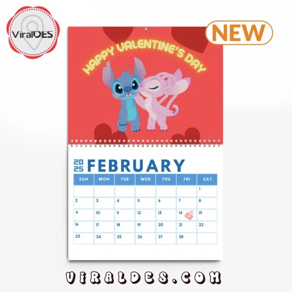 Stitch Disney 2025 New Year Calendar