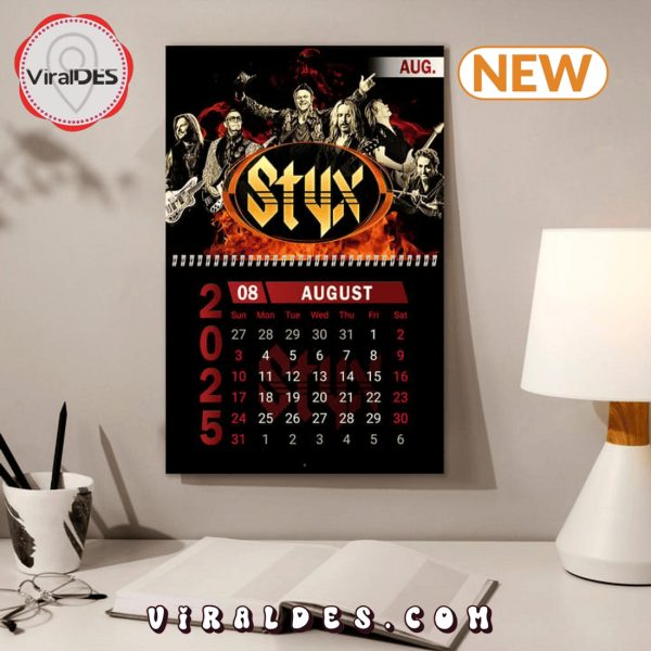 Styx Rock Band 2025 New Year Calendar