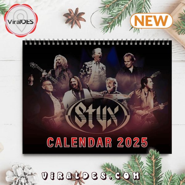 Styx Rock Band 2025 New Year Calendar