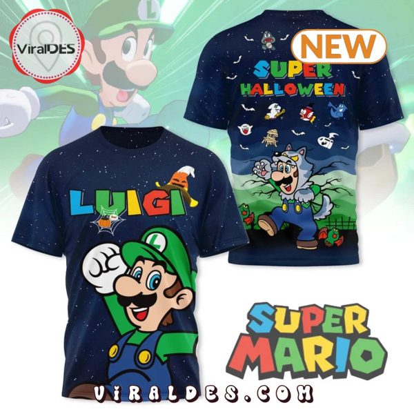 Super Mario 2024 Luigi Character Shirt