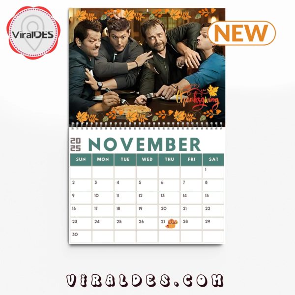 Supernatural Happy New Year 2025 Calendar