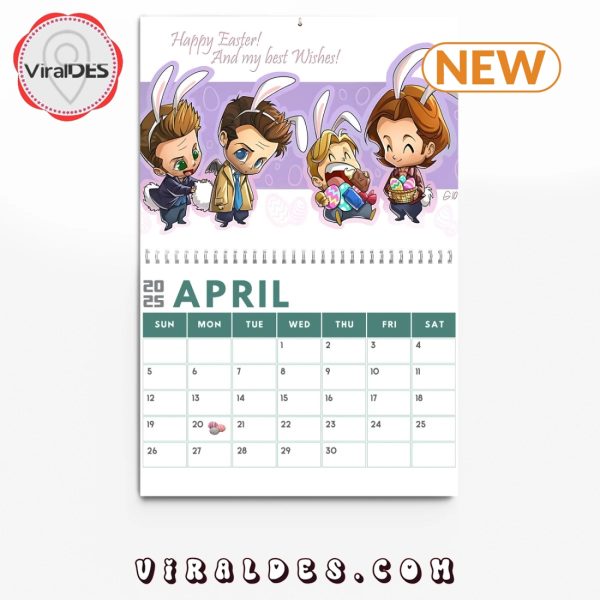 Supernatural Happy New Year 2025 Calendar