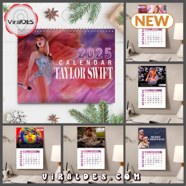 Taylor Swift The Eras Tour 2025 New Year Calendar