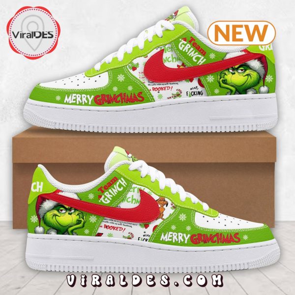 Team Grinch – Merry Grinchmas Air Force 1 Shoes