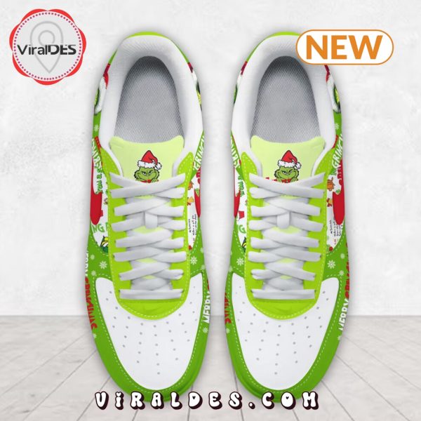 Team Grinch – Merry Grinchmas Air Force 1 Shoes