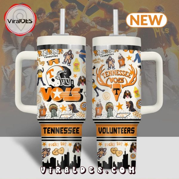 Tennessee Vols Fans Gifts 40oz Stanley Cup