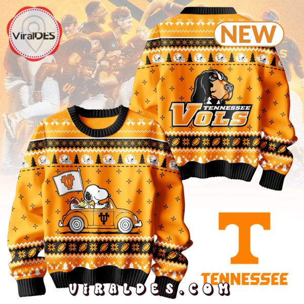 Tennessee Volunteers x Snoopy 2024 Christmas Ugly Sweater