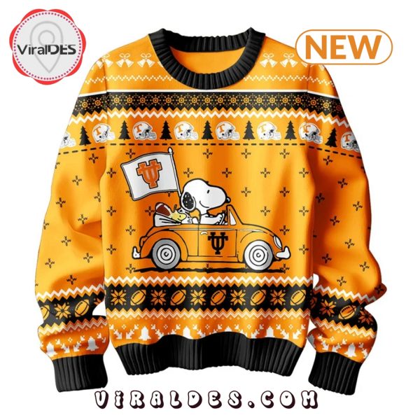 Tennessee Volunteers x Snoopy 2024 Christmas Ugly Sweater