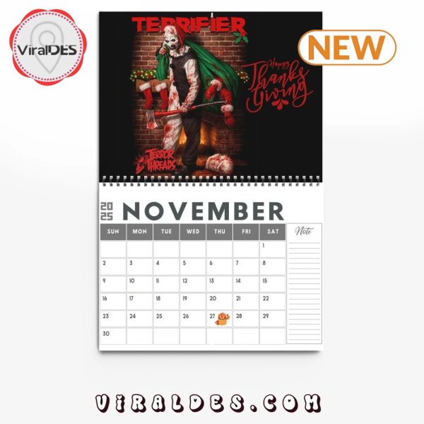 Terrifier Happy New Year 2025 Calendar