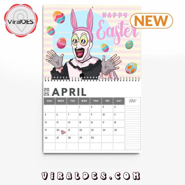 Terrifier Happy New Year 2025 Calendar