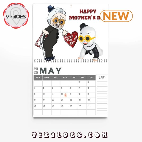 Terrifier Happy New Year 2025 Calendar