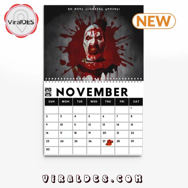 Terrifier Horror 2025 New Year Calendar