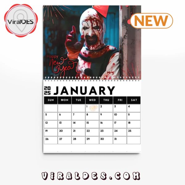 Terrifier Horror 2025 New Year Calendar