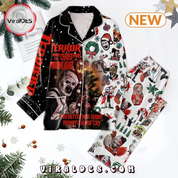 Terror Under The Christmas Moonlight Pajamas Set