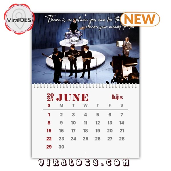 The Beatles Band 2025 New Year Calendar